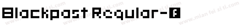Blackpast Regular字体转换